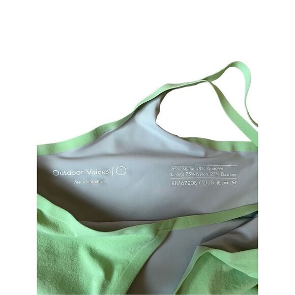 Outdoor Voices The Exercise Athletic Dress size S green Mini - Picture 4 of 7